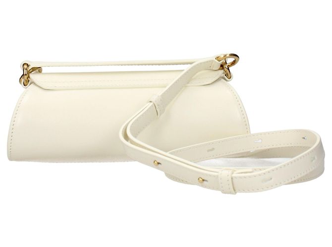 Jil Sander Borsa a mano in pelle beige - vista 2