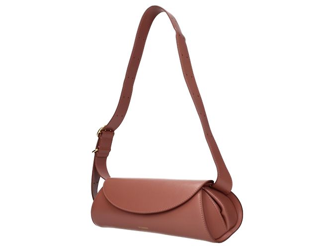 Jil Sander Borsa a tracolla in pelle rosa - vista 2