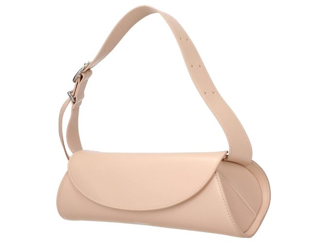 Jil Sander Borsa crossbody in pelle rosa - vista 2
