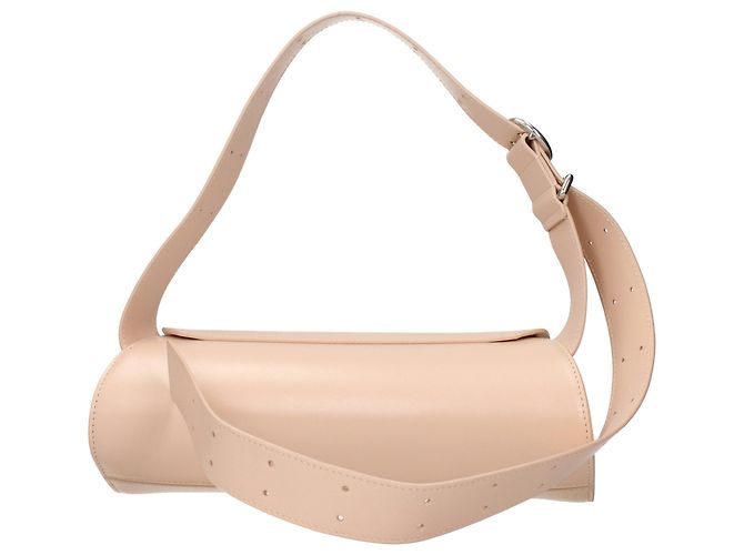 Jil Sander Borsa crossbody in pelle rosa - vista 3