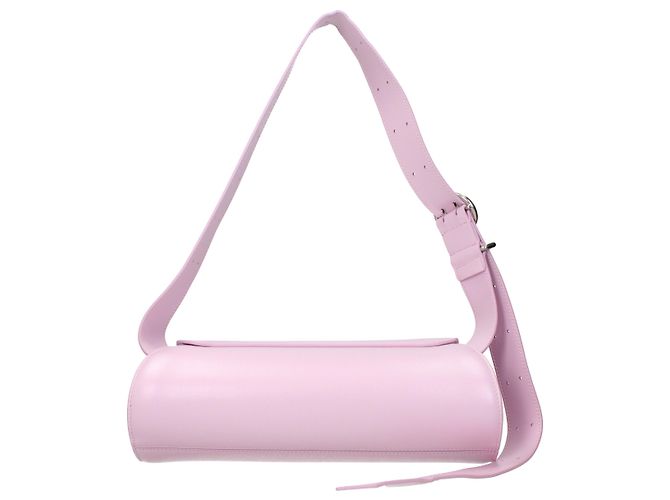 Jil Sander Borsa crossbody in pelle rosa - vista 3