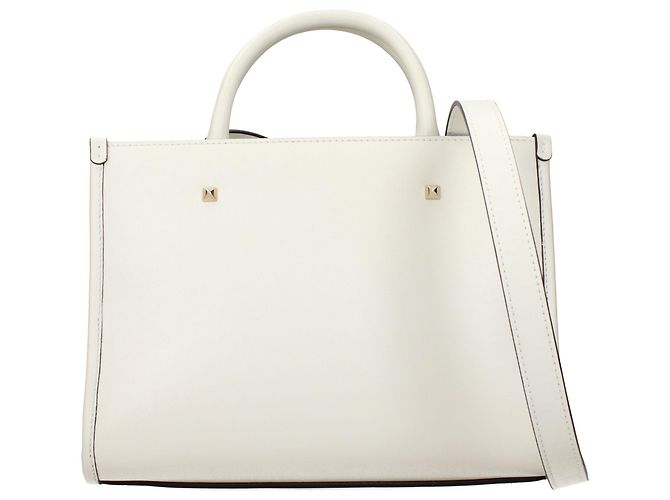 Jimmy Choo Borsa a mano in pelle bianca - vista 3