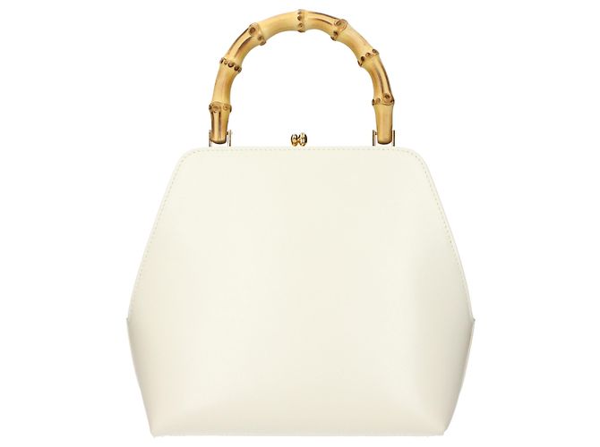 Jil Sander Sac à main en cuir beige - vue 3