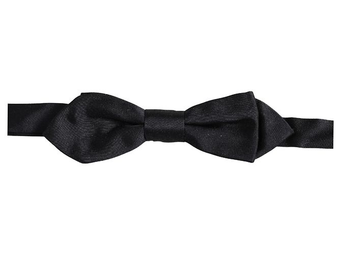 Dolce & Gabbana Papillon regolabile da uomo blu scuro in % seta - vista 3