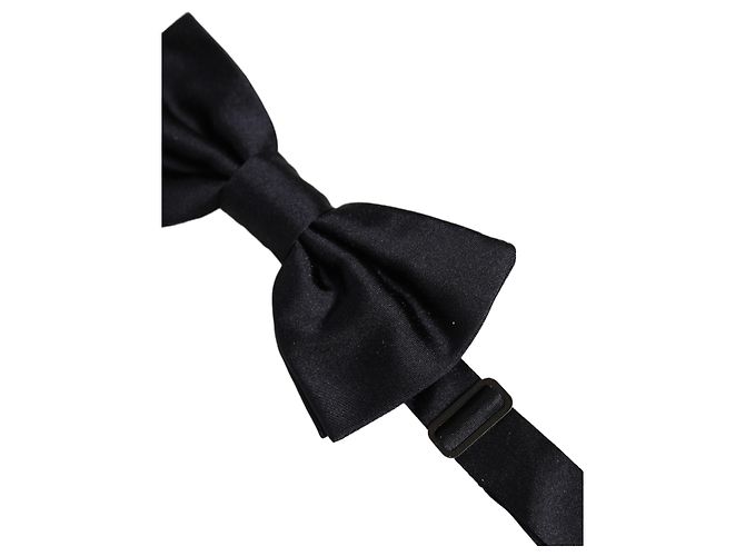 Dolce & Gabbana Papillon regolabile da uomo blu scuro in % seta - vista 5