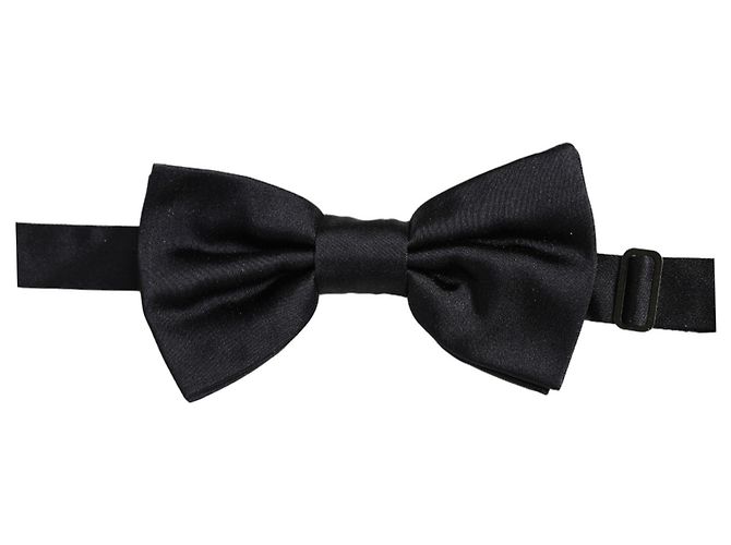 Dolce & Gabbana Papillon regolabile da uomo blu scuro in % seta - vista 6