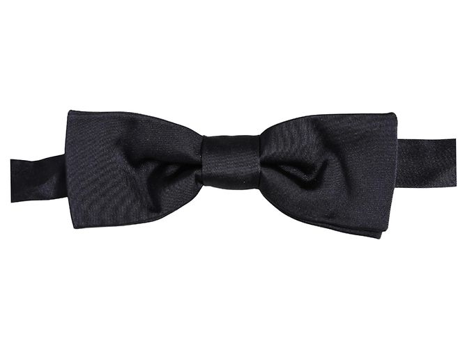 Dolce & Gabbana Papillon regolabile da uomo, blu scuro, % seta - vista 3
