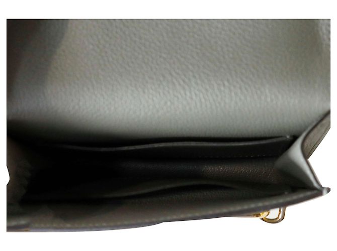 Cartera Slim Hermès de piel marrón - vista 6