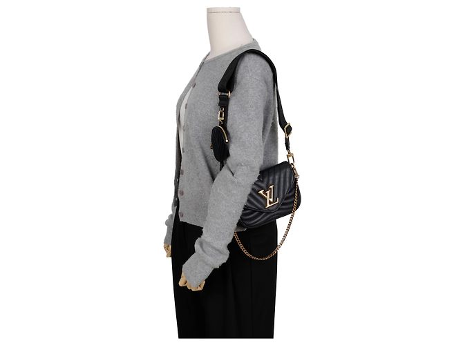 Louis Vuitton Bolso Bandolera New Wave Multi Pouch Negro - vista 12
