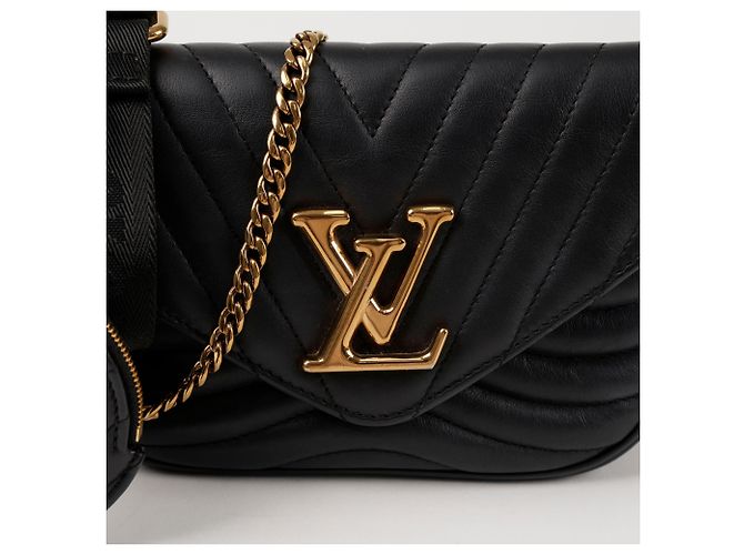 Louis Vuitton Bolso Bandolera New Wave Multi Pouch Negro - vista 2