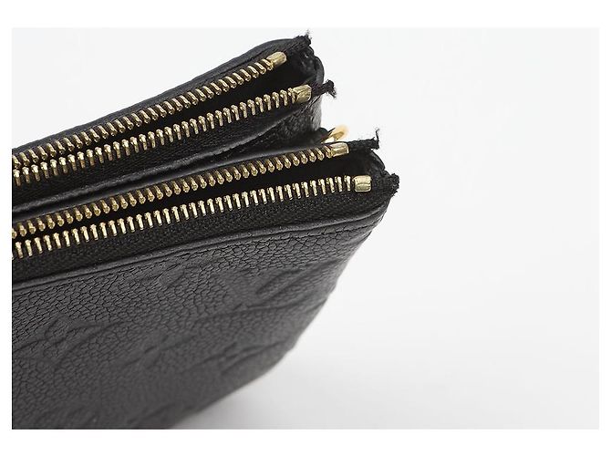 Louis Vuitton Borsa a tracolla Pochette Double Monogram Empreinte Leather Black - vista 7