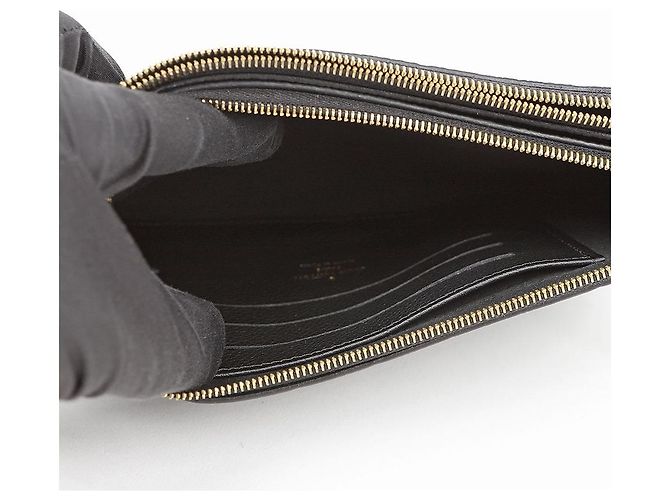 Louis Vuitton Borsa a tracolla Pochette Double Monogram Empreinte Leather Black - vista 8