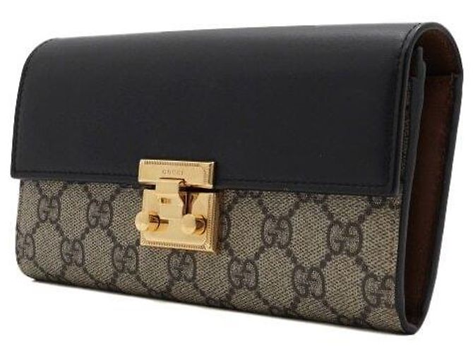 Gucci Portafoglio lungo con catena dorata e borsa pouch a tracolla - vista 2