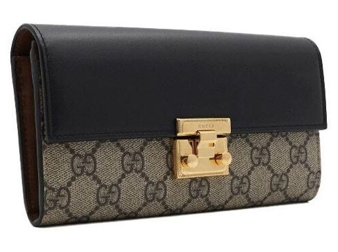 Gucci Portafoglio lungo con catena dorata e borsa pouch a tracolla - vista 3