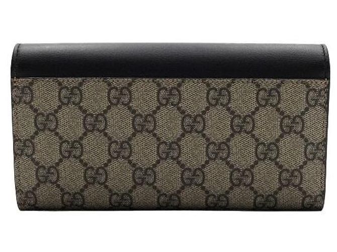Gucci Portafoglio lungo con catena dorata e borsa pouch a tracolla - vista 4