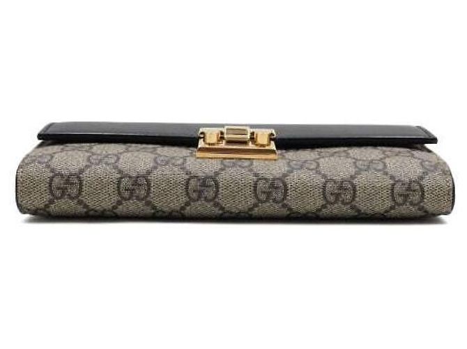 Gucci Portafoglio lungo con catena dorata e borsa pouch a tracolla - vista 8
