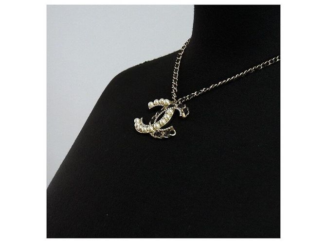 Chanel Collana da donna CC Pearl Crystal Logo - vista 3
