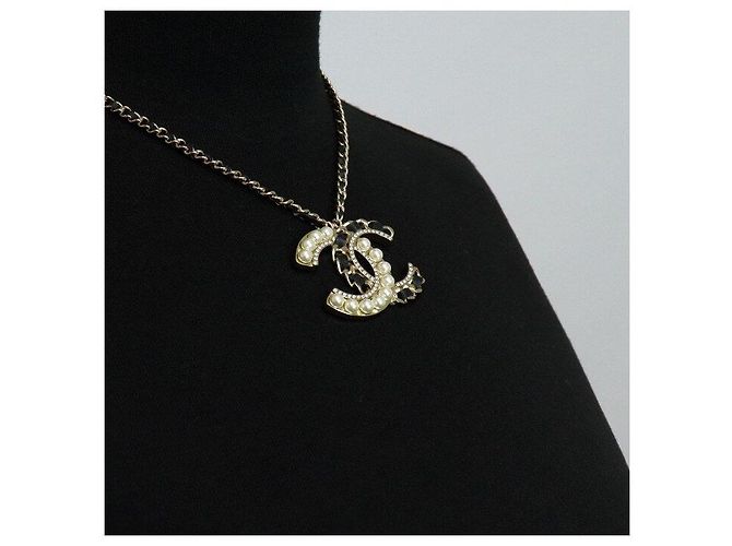 Chanel Collana da donna CC Pearl Crystal Logo - vista 4