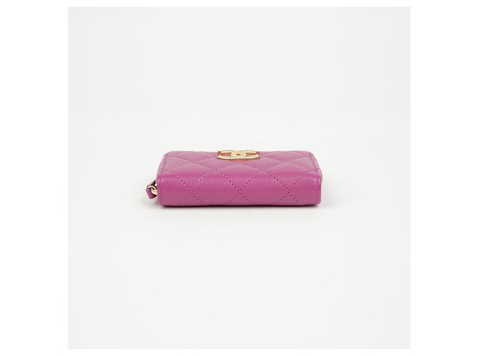 Chanel Portacarte con zip Logo CC - vista 6