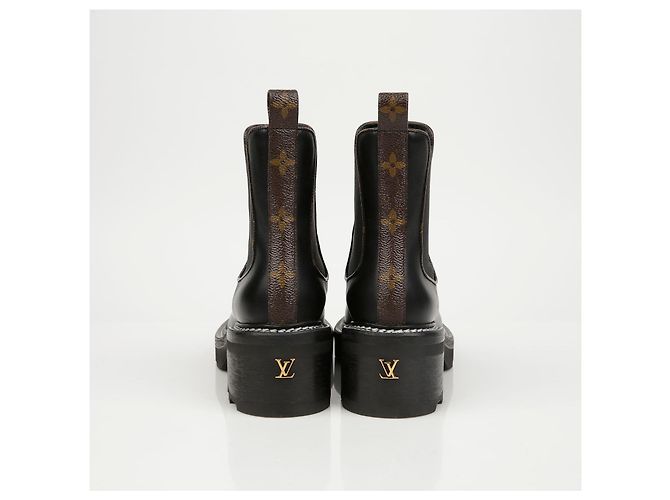 Botines Louis Vuitton de piel marrón - vista 6