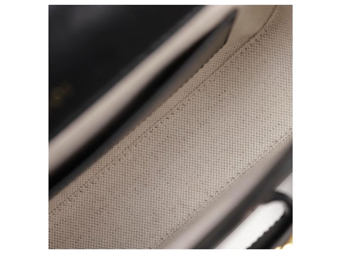 Gucci Mini Borsa a Tracolla in Pelle Horsebit Nera - vista 11