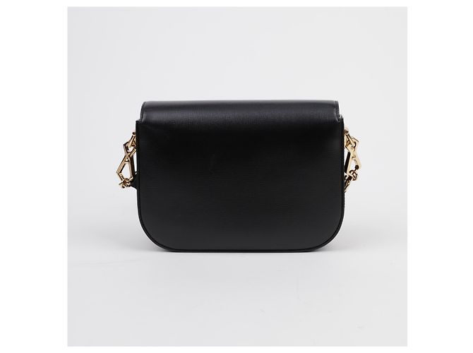 Gucci Mini Borsa a Tracolla in Pelle Horsebit Nera - vista 3