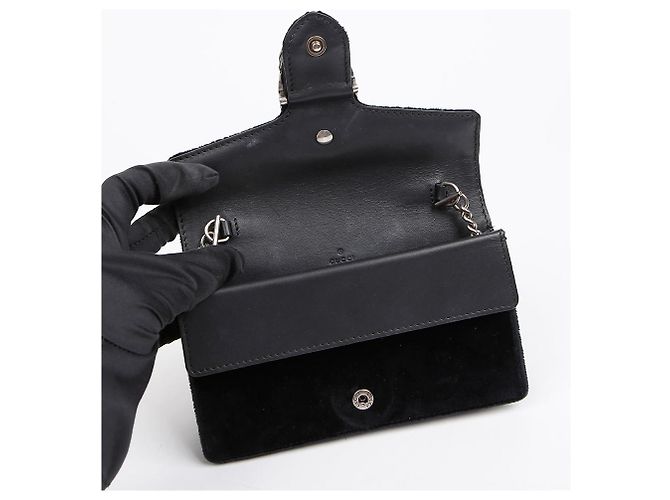 Gucci Borsa a tracolla Dionysus Super Mini con catena - vista 10