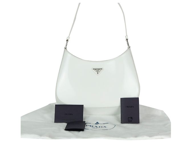 Prada Borsa a tracolla in pelle spazzolata - vista 6