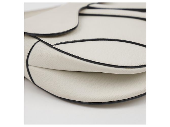Dior Bolso de hombro tipo saddle de piel Blanco - vista 12