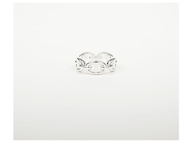 Hermès Anel Small Chantal Encheini Silver - vista 2