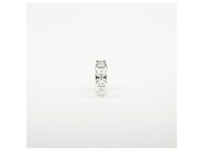 Hermès Anel Small Chantal Encheini Silver - vista 3
