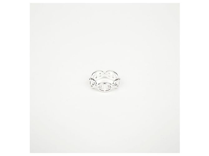 Hermès Anel Small Chantal Encheini Silver - vista 5