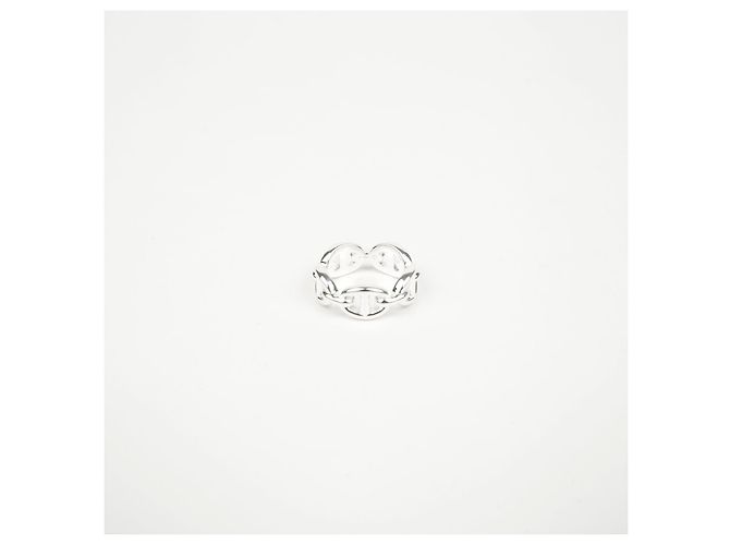 Hermès Anel Small Chantal Encheini Silver - vista 7