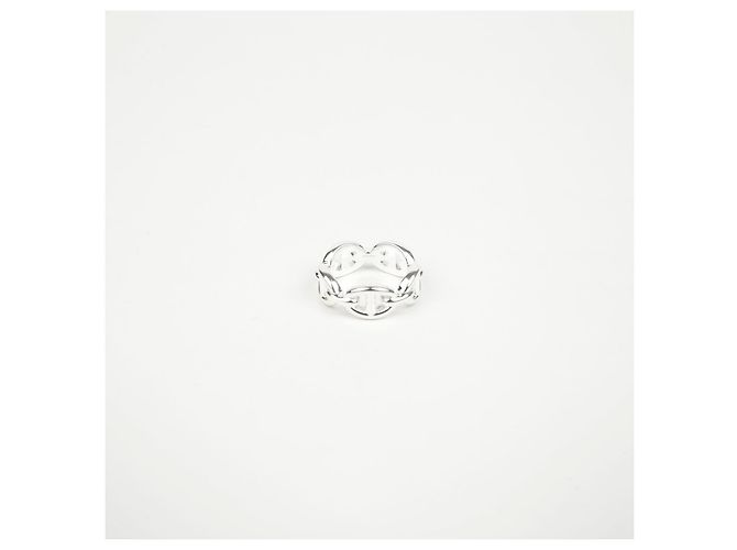 Hermès Anel Small Chantal Encheini Silver - vista 8