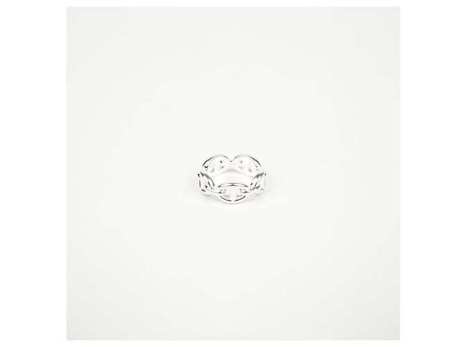 Hermès Anel Small Chantal Encheini Silver - vista 9