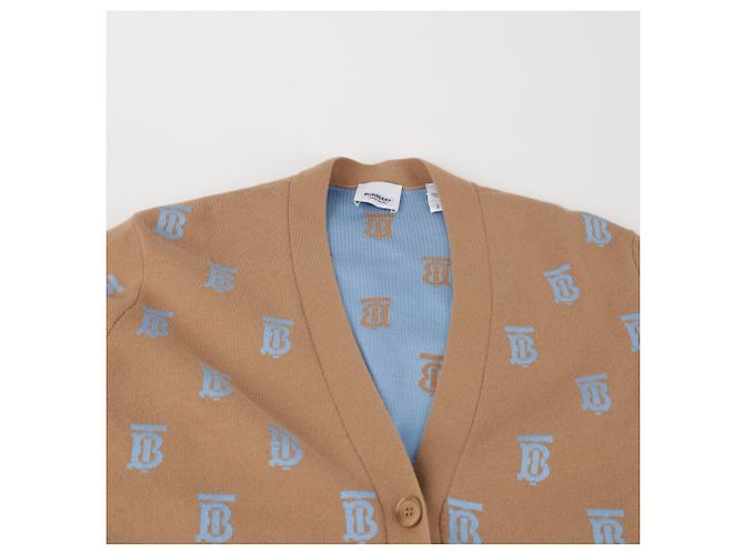 Burberry Tamanho do cardigan monograma - vista 3