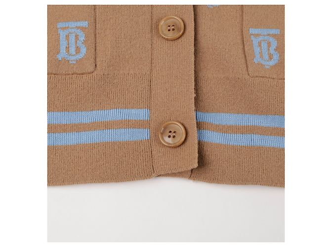 Burberry Tamanho do cardigan monograma - vista 6