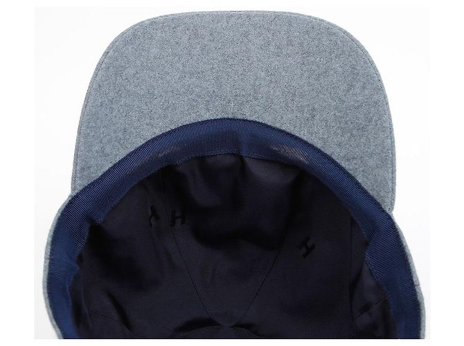 Hermès Kappe Indigo Blau Kaschmir - Ansicht 6
