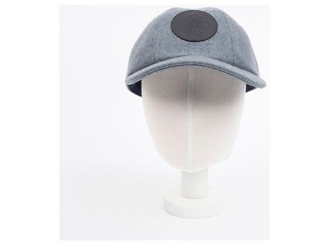 Hermès Kappe Indigo Blau Kaschmir - Ansicht 8
