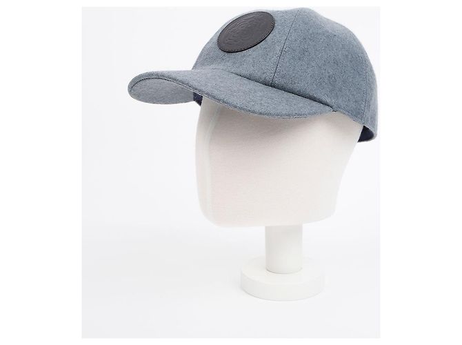Hermès Kappe Indigo Blau Kaschmir - Ansicht 9