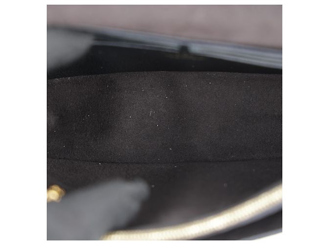 Louis Vuitton Borsa a tracolla portafoglio con catena in pelle Nera - vista 14