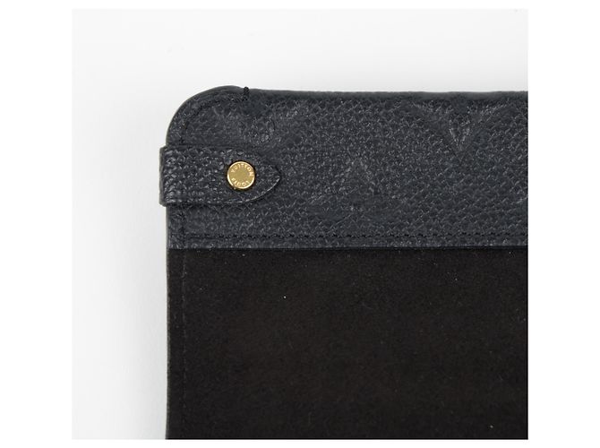 Louis Vuitton Borsa a tracolla portafoglio con catena in pelle Nera - vista 15