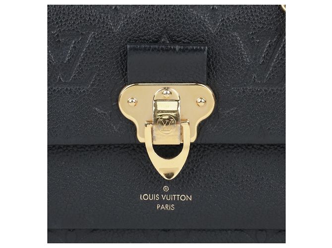 Louis Vuitton Borsa a tracolla portafoglio con catena in pelle Nera - vista 3
