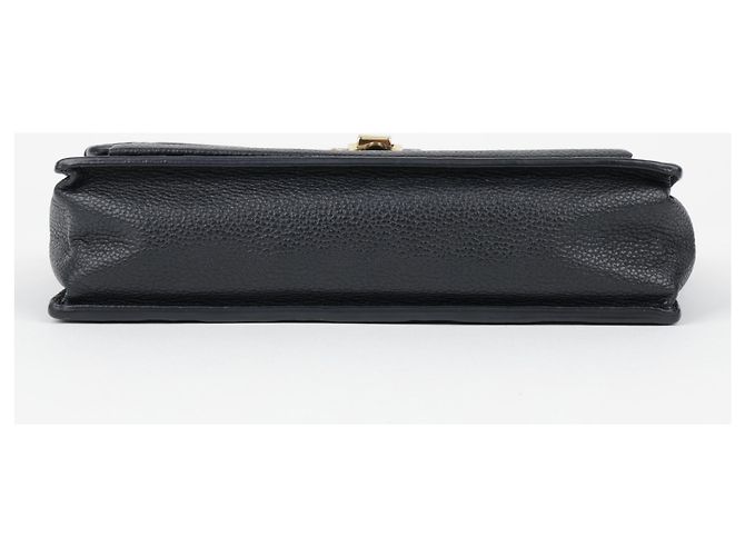 Louis Vuitton Borsa a tracolla portafoglio con catena in pelle Nera - vista 8