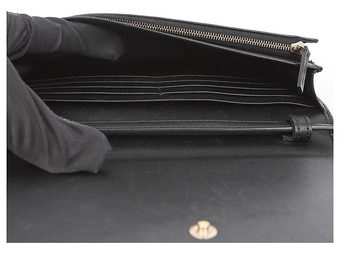 Gucci Borsa a Tracolla Mini in Pelle Microshima Nero - vista 12