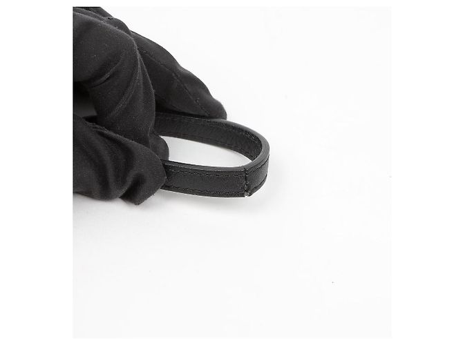 Gucci Borsa a Tracolla Mini in Pelle Microshima Nero - vista 9
