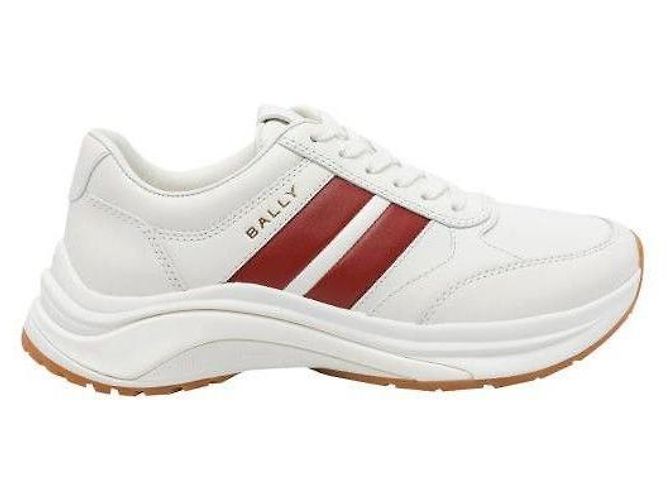Sneakers Bally TSP in pelle bianca - vista 4