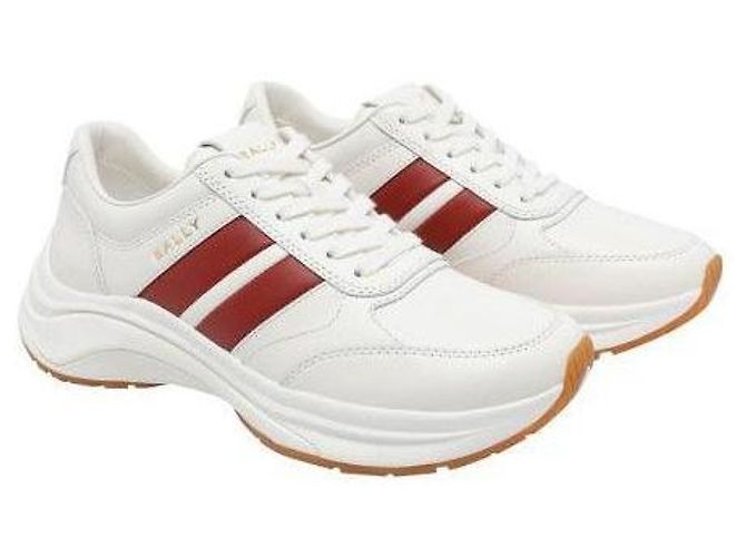 Sneakers Bally TSP in pelle bianca - vista 5