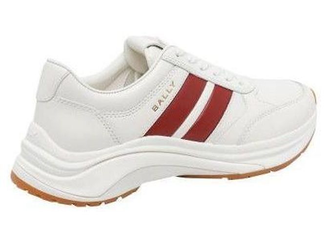 Sneakers Bally TSP in pelle bianca - vista 6