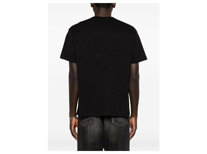Versace T-Shirt mit Foil-Emblem Schwarz Gold - Ansicht 5